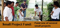 donate to a small project in sustainable development in Ecuador