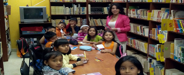 a volunteer placement in Cuenca in a library for after-school help
